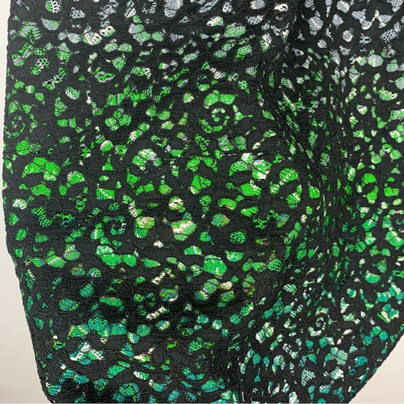 Missoni orange label Black Green ombré lace Mini Dress ~ 38/0 ~ EUC - Picture 13 of 16